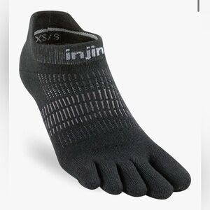 Injinji Women’s Dark Toe Socks | Performance, Cushion, Run, No Show | S | NIP